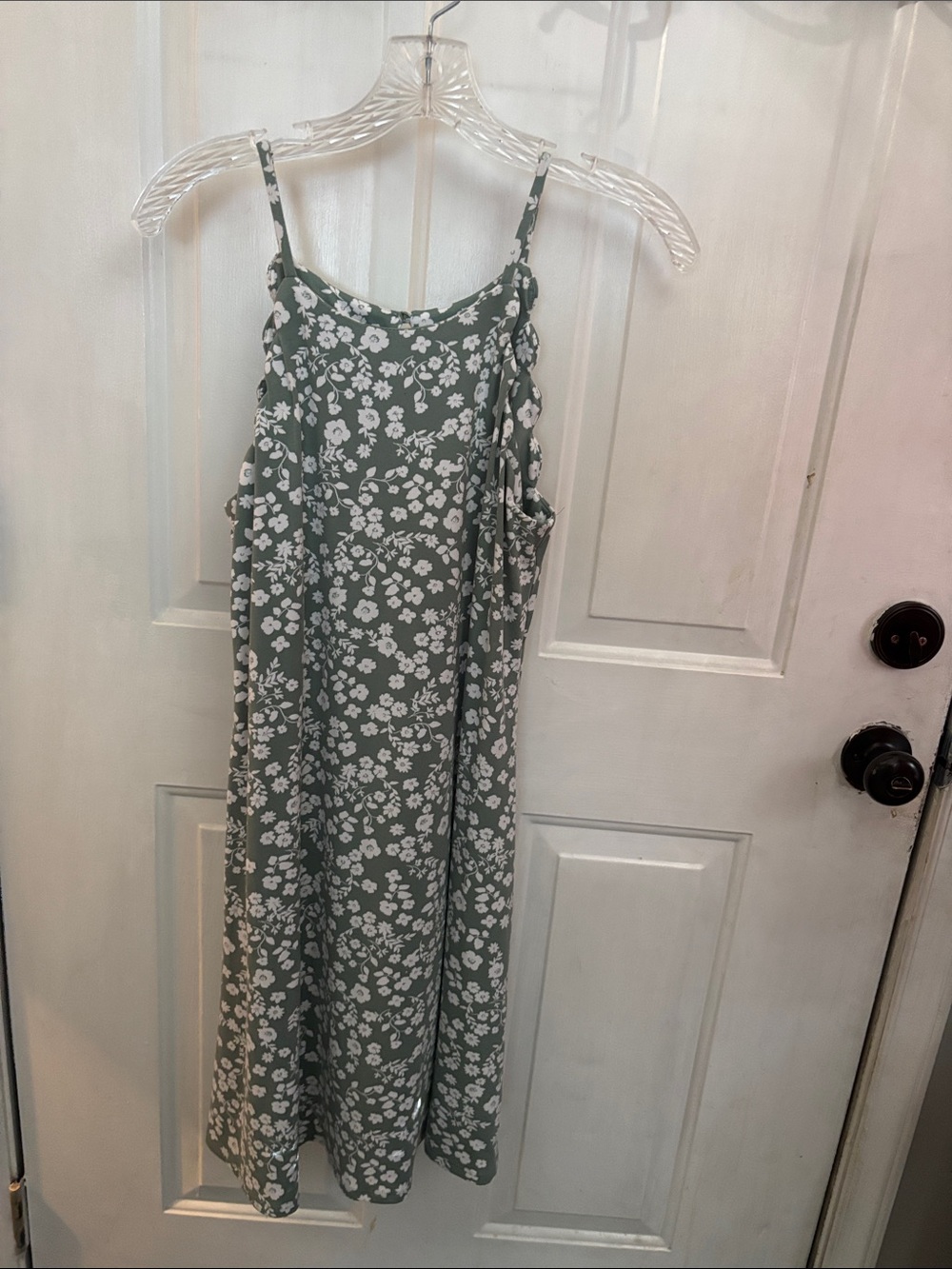 Green Floral Dress